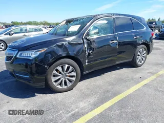 2016 Acura MDX w/Tech with VIN 5FRYD3H4XGB011596, listed as a IAAI auction lot 41692631 with 43,615 mi miles. Bid and sale history available at carsss.com. Image 22.