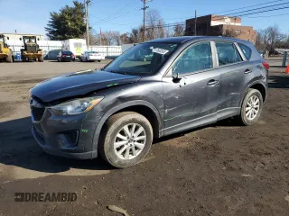 2014 Mazda CX-5 Sport with VIN JM3KE4BE6E0300747, listed as a Copart auction lot 47600265 with 110,936 mi miles and Salvage Title. Bid and sale history available at carsss.com. Image 1.
