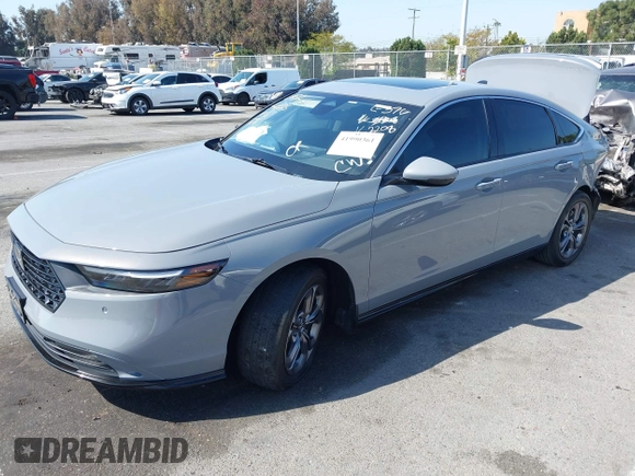 2024 Honda Accord EX-L with VIN 1HGCY2F63RA022208, listed as a IAAI auction lot 41990361 with 56,296 mi miles and . Bid and sale history available at DreamBid. Image 16.