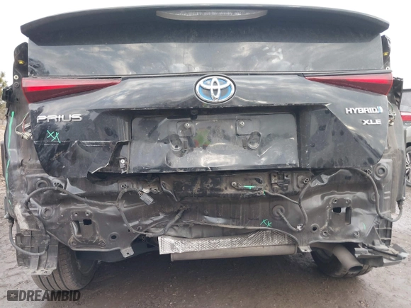 2019 Toyota Prius L Eco with VIN JTDKARFU2K3075952, listed as a IAAI auction lot 41686956 with 81,000 mi miles. Bid and sale history available at carsss.com. Image 6.