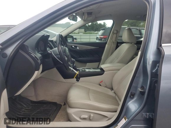 2015 Infiniti Q50 Premium with VIN JN1BV7AP5FM354213, listed as a Copart auction lot 66548864 with 0 mi miles and Clean Title. Bid and sale history available at carsss.com. Image 7.