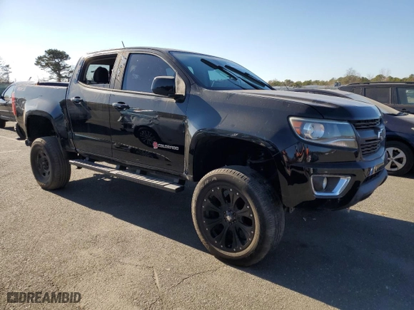 2017 Chevrolet Colorado 2WD Z71 with VIN 1GCGSDEN0H1328741, listed as a Copart auction lot 81466174 with 0 mi miles and Salvage Title. Bid and sale history available at carsss.com. Image 4.