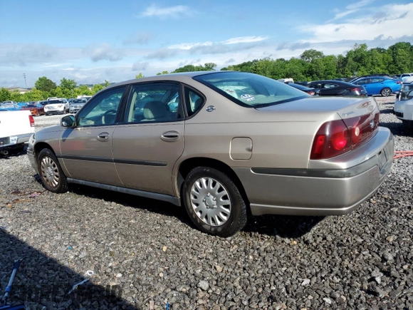 2003 Chevrolet Impala z VIN 2G1WF52E039366977, wystawiony jako Copart lot #56740555 z przebiegiem 130 629 mil mil oraz Szkoda całkowita • Salvage title. Historia ofert i sprzedaży dostępna na DreamBid. Obrazek 2.
