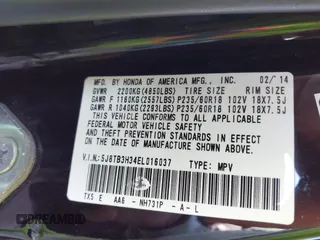 2014 Acura RDX with VIN 5J8TB3H34EL016037, listed as a IAAI auction lot 40926567 with 91,914 mi miles. Bid and sale history available at carsss.com. Image 9.