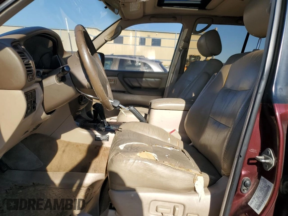1999 Toyota Land Cruiser z VIN JT3HT05J4X0044917, wystawiony jako Copart lot #47044325 z przebiegiem Nie podano mil oraz Czysty tytuł • Clean title. Historia ofert i sprzedaży dostępna na DreamBid. Obrazek 7.