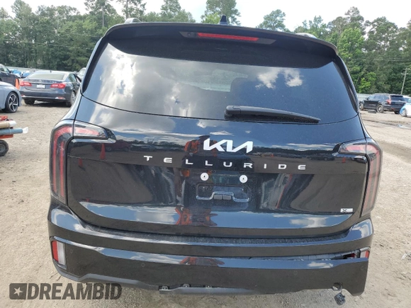 2024 Kia Telluride SX Prestige X-Line with VIN 5XYP5DGC7RG544378, listed as a Copart auction lot 60993945 with 7,158 mi miles and Salvage title. Bid and sale history available at DreamBid. Image 6.