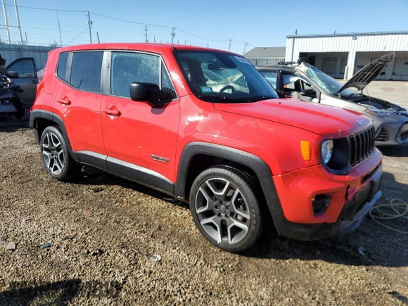 2020 Jeep Renegade Sport with VIN ZACNJAAB7LPL92690, listed as a Copart auction lot 48466875 with 12,026 mi miles and Salvage Title. Bid and sale history available at carsss.com. Image 4.