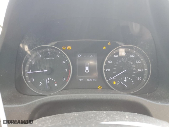 2017 Hyundai Elantra Limited with VIN 5NPD84LFXHH157065, listed as a Copart auction lot 52786345 with 192,518 mi miles and Salvage Title. Bid and sale history available at carsss.com. Image 9.