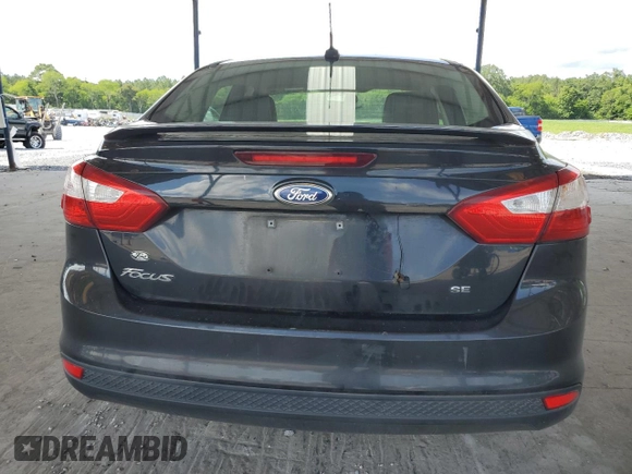 2012 Ford Focus SE with VIN 1FAHP3F29CL346226, listed as a Copart auction lot 61029345 with 172,533 mi miles and Salvage title. Bid and sale history available at DreamBid. Image 6.
