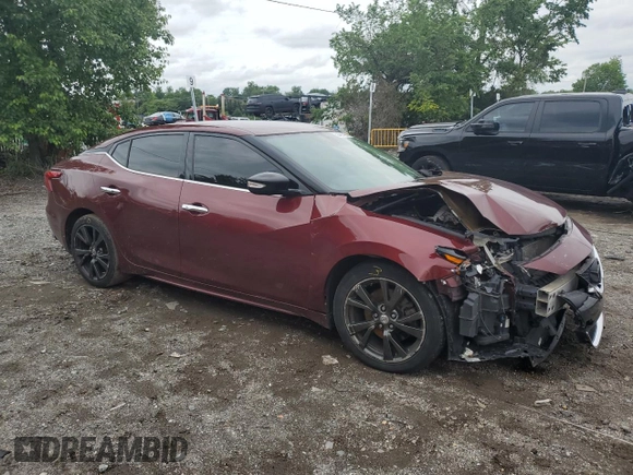 2016 Nissan Maxima SV with VIN 1N4AA6AP8GC432995, listed as a Copart auction lot 58431485 with 128,386 mi miles and Salvage title. Bid and sale history available at DreamBid. Image 4.