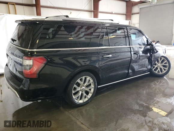 2018 Ford Expedition Max Platinum with VIN 1FMJK1MT3JEA54854, listed as a Copart auction lot 46295665 with 192,965 mi miles and Salvage title. Bid and sale history available at DreamBid. Image 3.