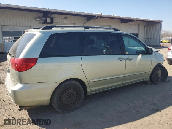 2006 Toyota Sienna CE with VIN 5TDZA23C16S439283, listed as a Copart auction lot 48818975 with 200,872 mi miles and Salvage Title. Bid and sale history available at carsss.com. Image 3.