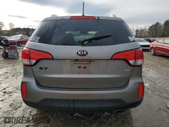 2014 Kia Sorento LX with VIN 5XYKTDA74EG461884, listed as a Copart auction lot 46021015 with 97,411 mi miles and Salvage Title. Bid and sale history available at carsss.com. Image 6.