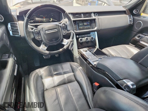 2016 Land Rover Range Rover Supercharged with VIN SALGS2EF5GA277421, listed as a Copart auction lot 62776115 with 93,201 mi miles and Salvage title. Bid and sale history available at DreamBid. Image 8.