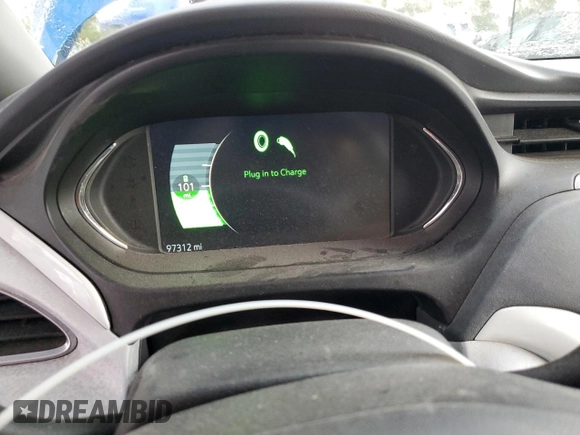 2019 Chevrolet Bolt EV LT with VIN 1G1FY6S08K4111029, listed as a Copart auction lot 59609955 with 97,312 mi miles and Clean title. Bid and sale history available at DreamBid. Image 9.