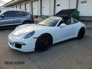 2016 Porsche 911 4S with VIN WP0BB2A93GS136097, listed as a Copart auction lot 76078574 with 14,208 mi miles and Salvage Title. Bid and sale history available at DreamBid. Image 1.