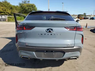 2024 Infiniti QX55 Luxe with VIN 3PCAJ5JR6RF113316, listed as a Copart auction lot 42184715 with 4,172 mi miles and Non Repairable. Bid and sale history available at DreamBid. Image 6.