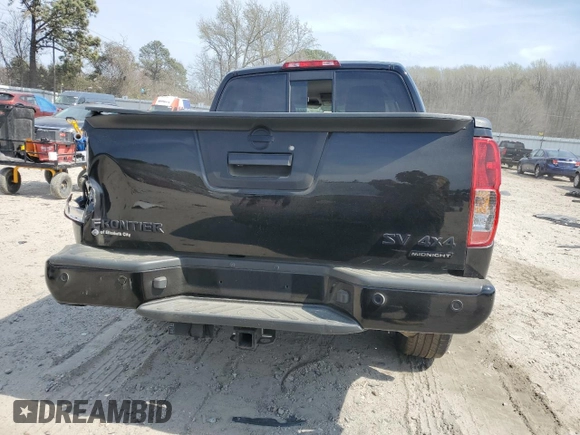 2020 Nissan Frontier SV with VIN 1N6ED0EB8LN723698, listed as a Copart auction lot 50986125 with Not provided miles and Salvage title. Bid and sale history available at DreamBid. Image 6.
