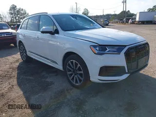 2022 Audi Q7 Premium Plus with VIN WA1LJBF75ND018515, listed as a IAAI auction lot 41413527 with 62,123 mi miles and . Bid and sale history available at DreamBid. Image 1.
