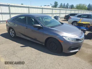 2018 Honda Civic LX with VIN 2HGFC2F56JH562175, listed as a Copart auction lot 54847145 with 87,228 mi miles and Salvage Title. Bid and sale history available at DreamBid. Image 4.