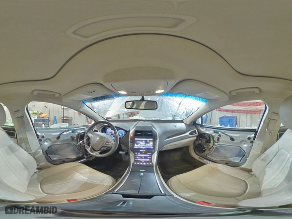 2016 Lincoln MKZ with VIN 3LN6L2J91GR606052, listed as a Copart auction lot 44533145 with 92,440 mi miles and Salvage Title. Bid and sale history available at carsss.com. Image 12.