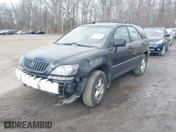 1999 Lexus RX 300 Luxury SUV with VIN JT6HF10U6X0066225, listed as a IAAI auction lot 41668785 with 162,995 mi miles. Bid and sale history available at carsss.com. Image 2.