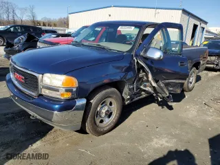 1999 GMC New Sierra 1500 SLE with VIN 1GTEC14W5XE549983, listed as a Copart auction lot 88355995 with 0 mi miles and Salvage Title. Bid and sale history available at carsss.com. Image 1.