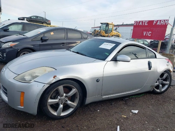 2006 Nissan 350Z with VIN JN1AZ34D06M307164, listed as a IAAI auction lot 41207211 with 158,023 mi miles. Bid and sale history available at carsss.com. Image 14.