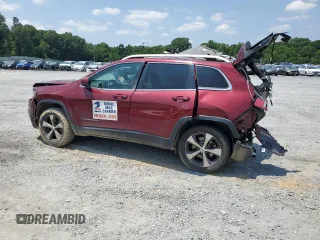 2019 Jeep Cherokee Limited with VIN 1C4PJMDX1KD345303, listed as a Copart auction lot 59298185 with 166,168 mi miles and Salvage title. Bid and sale history available at DreamBid. Image 2.