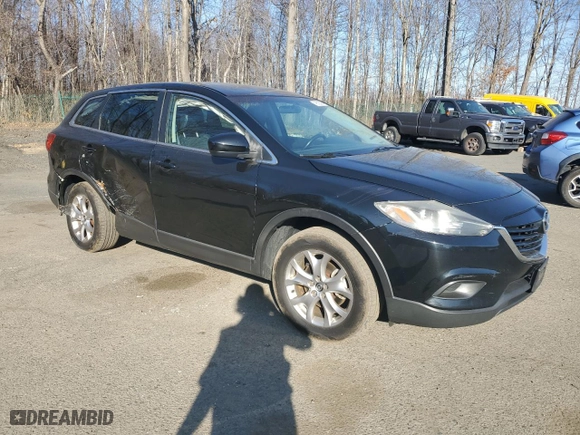 2014 Mazda CX-9 Touring with VIN JM3TB3CV0E0434532, listed as a Copart auction lot 48522595 with 176,116 mi miles and Salvage Title. Bid and sale history available at carsss.com. Image 4.