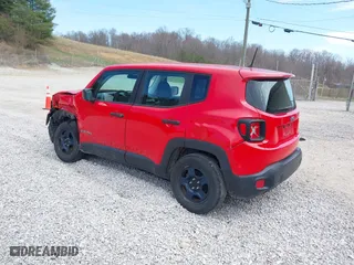 2017 Jeep Renegade Sport with VIN ZACCJAAB4HPF48038, listed as a IAAI auction lot 41803145 with 104,752 mi miles. Bid and sale history available at carsss.com. Image 3.