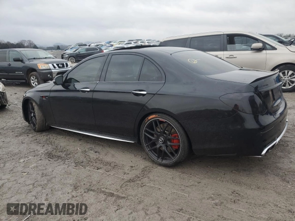 2020 Mercedes-Benz E-Class AMG E 63 S with VIN WDDZF8KBXLA736418, listed as a Copart auction lot 42423335 with 41,789 mi miles and Salvage Title. Bid and sale history available at carsss.com. Image 2.