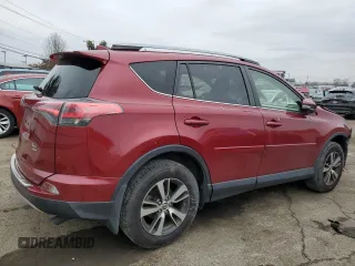 2018 Toyota RAV4 XLE with VIN JTMRFREV6JD233356, listed as a Copart auction lot 44265935 with 76,226 mi miles and Salvage Title. Bid and sale history available at DreamBid. Image 3.