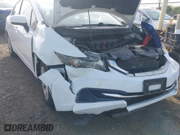 2014 Honda Civic Sedan LX with VIN 2HGFB2F5XEH500867, listed as a IAAI auction lot 42085437 with 92,687 mi miles. Bid and sale history available at carsss.com. Image 6.