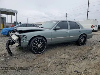 2005 Mercury Grand Marquis LS Premium with VIN 2MEFM75W15X642769, listed as a Copart auction lot 42569175 with 133,108 mi miles and Salvage Title. Bid and sale history available at carsss.com. Image 1.