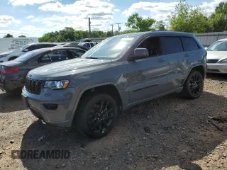 2022 Jeep Grand Cherokee WK Laredo E with VIN 1C4RJFAG5NC112334, listed as a Copart auction lot 59612774 with 47,171 mi miles and Salvage Title. Bid and sale history available at carsss.com. Image 1.