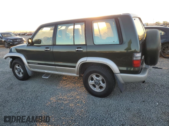 2002 Isuzu Trooper S with VIN JACDJ58X427J08532, listed as a Copart auction lot 84227494 with 166,636 mi miles and Salvage title. Bid and sale history available at DreamBid. Image 2.