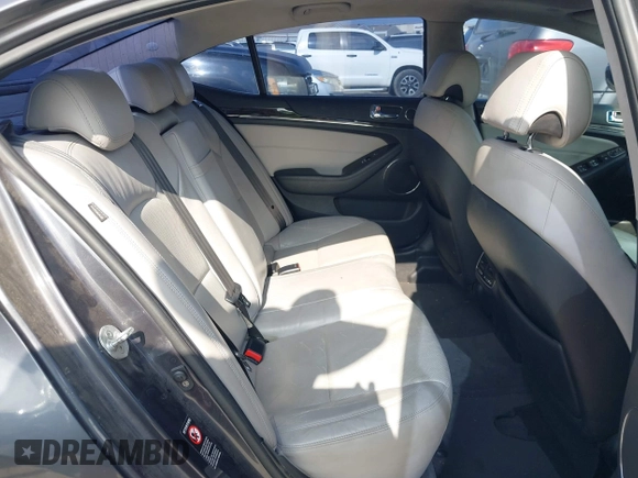 2015 Kia Cadenza Premium with VIN KNALN4D76F5195656, listed as a IAAI auction lot 41803974 with 107,734 mi miles. Bid and sale history available at carsss.com. Image 8.