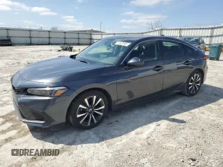 2024 Honda Civic EX-L z VIN 19XFL1H78RE000339, wystawiony jako Copart lot #51542045 z przebiegiem 10 939 mil mil oraz Szkoda całkowita • Salvage title. Historia ofert i sprzedaży dostępna na DreamBid. Obrazek 1.