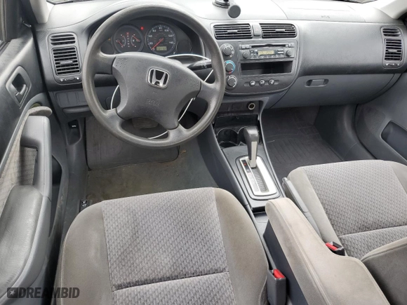 2005 Honda Civic Sdn VP with VIN 2HGES163X5H583561, listed as a Copart auction lot 49664185 with 131,166 mi miles and Salvage Title. Bid and sale history available at carsss.com. Image 8.