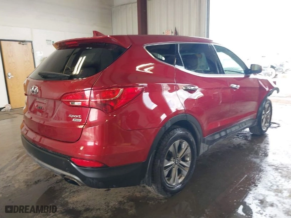 2015 Hyundai Santa Fe Sport with VIN 5XYZTDLB6FG295918, listed as a IAAI auction lot 41868757 with 46,850 mi miles. Bid and sale history available at carsss.com. Image 4.