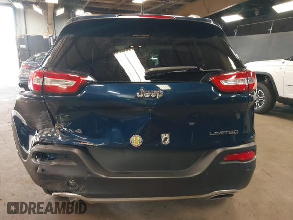 2018 Jeep Cherokee Limited with VIN 1C4PJMDXXJD611125, listed as a IAAI auction lot 41811985 with 148,956 mi miles. Bid and sale history available at carsss.com. Image 6.
