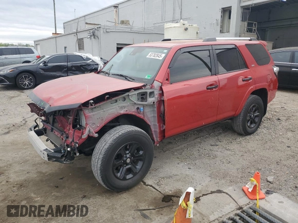 2021 Toyota 4Runner SR5 с VIN JTEMU5JR7M5933513, выставлен на аукционе Copart как лот 53782845 с пробегом 85 554 миль миль и Списание • Salvage title. История ставок и продаж доступна на DreamBid. Изображение 1.