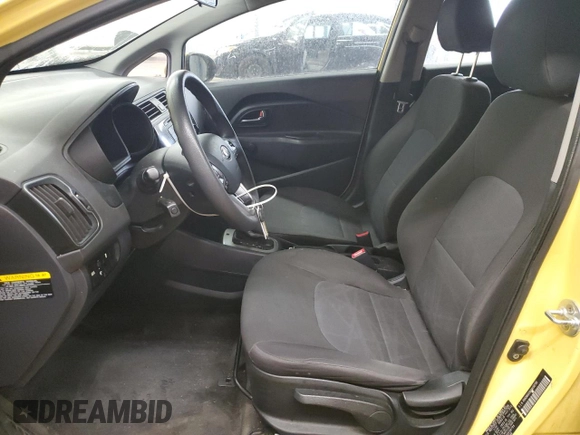 2016 Kia Rio LX with VIN KNADM4A34G6658799, listed as a Copart auction lot 50354285 with 134,091 mi miles and Salvage Title. Bid and sale history available at DreamBid. Image 7.
