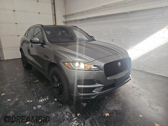 2018 Jaguar F-Pace 20d Premium with VIN SADCJ2FN4JA243867, listed as a Copart auction lot 46492475 with 84,774 mi miles and Clean Title. Bid and sale history available at DreamBid. Image 1.
