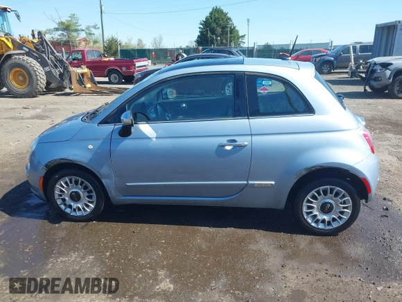 2013 FIAT 500 Lounge with VIN 3C3CFFCR9DT580869, listed as a IAAI auction lot 41983858 with 179,836 mi miles and . Bid and sale history available at DreamBid. Image 14.