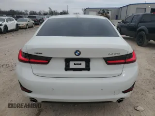 2022 BMW 3 Series 330i xDrive with VIN 3MW5R7J00N8C64705, listed as a Copart auction lot 48624285 with 12,143 mi miles and Salvage Title. Bid and sale history available at carsss.com. Image 6.