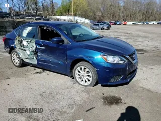 2018 Nissan Sentra SV with VIN 3N1AB7AP0JL663420, listed as a Copart auction lot 53257305 with 80,599 mi miles and Salvage Title. Bid and sale history available at DreamBid. Image 10.