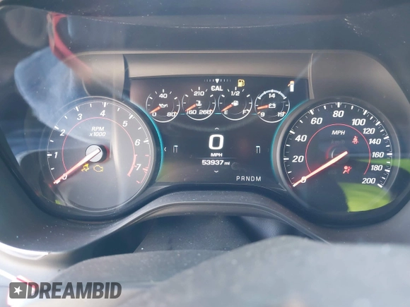 2018 Chevrolet Camaro 2SS with VIN 1G1FH1R78J0124441, listed as a IAAI auction lot 41801315 with 53,937 mi miles and . Bid and sale history available at DreamBid. Image 7.