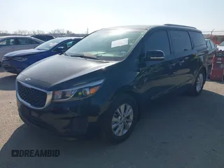 2016 Kia Sedona LX with VIN KNDMB5C14G6213280, listed as a IAAI auction lot 41778226 with 85,533 mi miles. Bid and sale history available at carsss.com. Image 2.